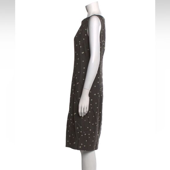 Akris Punto Polka Dot Print Knee Length Dress 8 - Picture 11 of 12